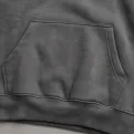 Detail of the reinforced twin-needle stitching along the seams