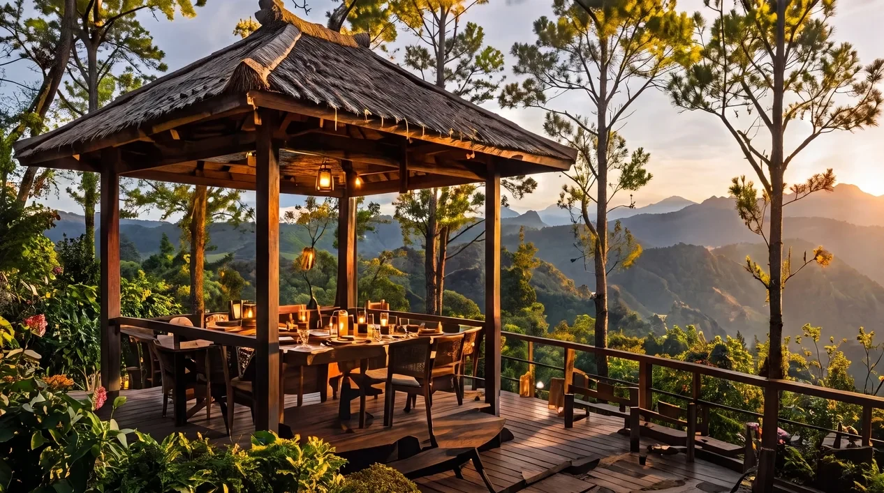 Private Forest Gazebo